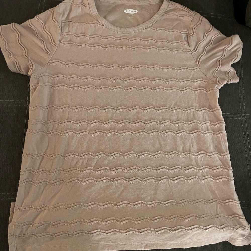 Light pink ruffle shirt